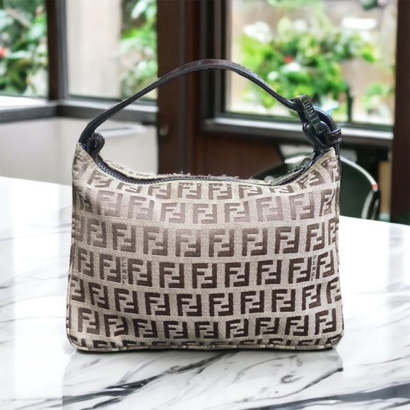 Fendi Handbags - ** SOLD ** Fendi Zucchino Mini Baguette